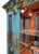 "The Blue Duchess" Hand Painted Neoclassical Display Armoire, China Hutch For Sale - Image 13 of 16