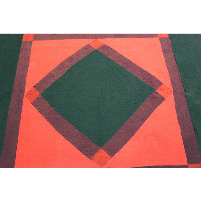 Nazmiyal Collection Antique American Amish Textile For Sale - Image 4 of 9