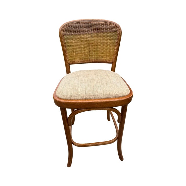 Vintage Italian Bentwood and Cane Bar/Counter Stools For Sale In Greenville, SC - Image 6 of 8