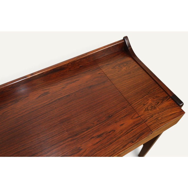 Danish Dressing Table with Retractable Mirror 1960s For Sale - Image 9 of 18