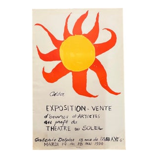 Alexander Calder 1974 Exposition Sale Lithograph For Sale
