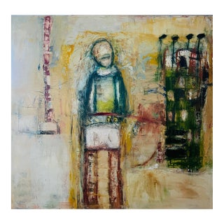 The Gardener, Oil Painting on Board For Sale