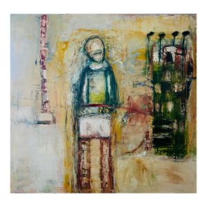 The Gardener, Oil Painting on Board