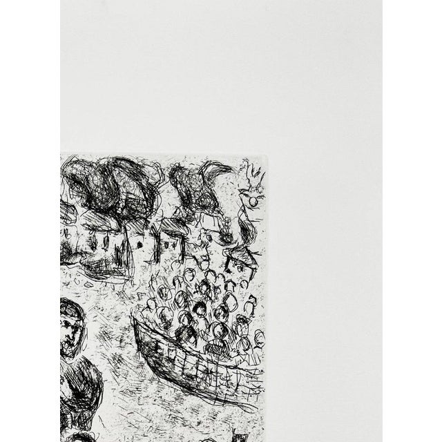 Marc Chagall, Le Retour de l'Enfant Prodigue, 1981, Aquatint Etching, Framed For Sale - Image 3 of 7