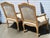 French Pair of J. Robert Scott Villa Fauteul Suede Leather Arm Chairs For Sale - Image 3 of 7