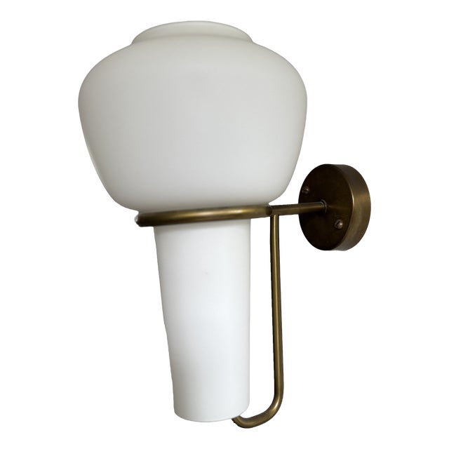 Brass Wall Sconces by Hans-Agne Jakobsson for Hans-Agne Jakobsson AB Markaryd, 1960s, Set of 2 For Sale