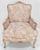 1960s Country French Carved Upholstered Lounge Club Chair c1960s Wide Comfortable Seat For Sale - Image 5 of 7