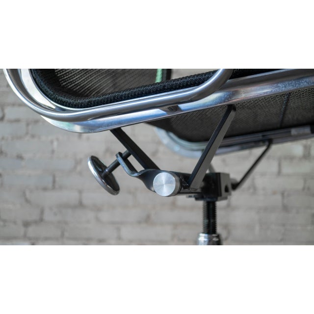2000 - 2009 Herman Miller Eames Aluminum Group Mesh Chair For Sale - Image 5 of 17