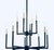 Custom-Made 12 Light Candlestick Chandelier Light Fixture For Sale - Image 4 of 7