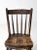 Antique Floral Painted Plank Seat Chair For Sale - Image 6 of 12