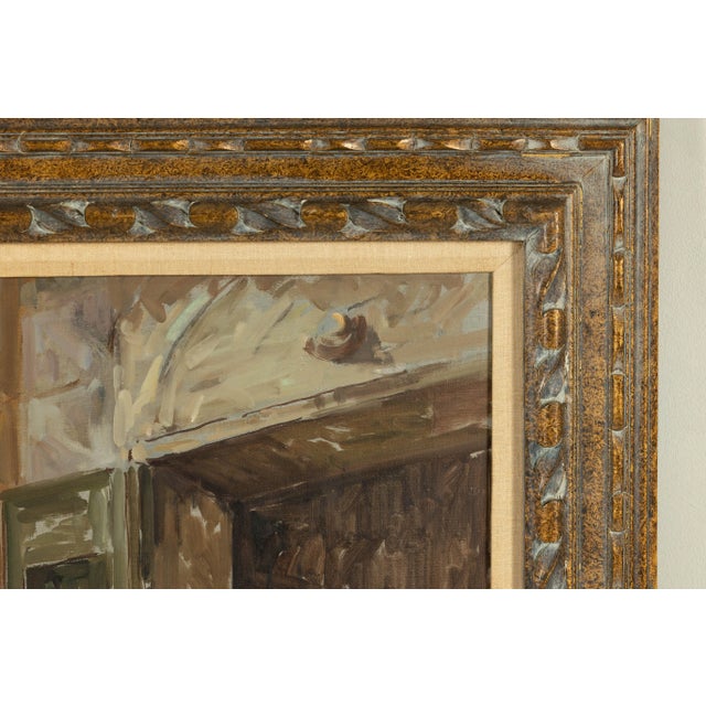 Oil Painting of an Italian Woman in a Market Scene Signed G. Graziani For Sale - Image 10 of 12