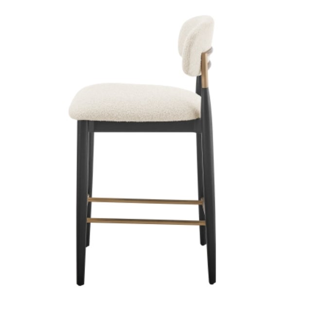 Contemporary Tuxedo Counter Stool For Sale - Image 3 of 3