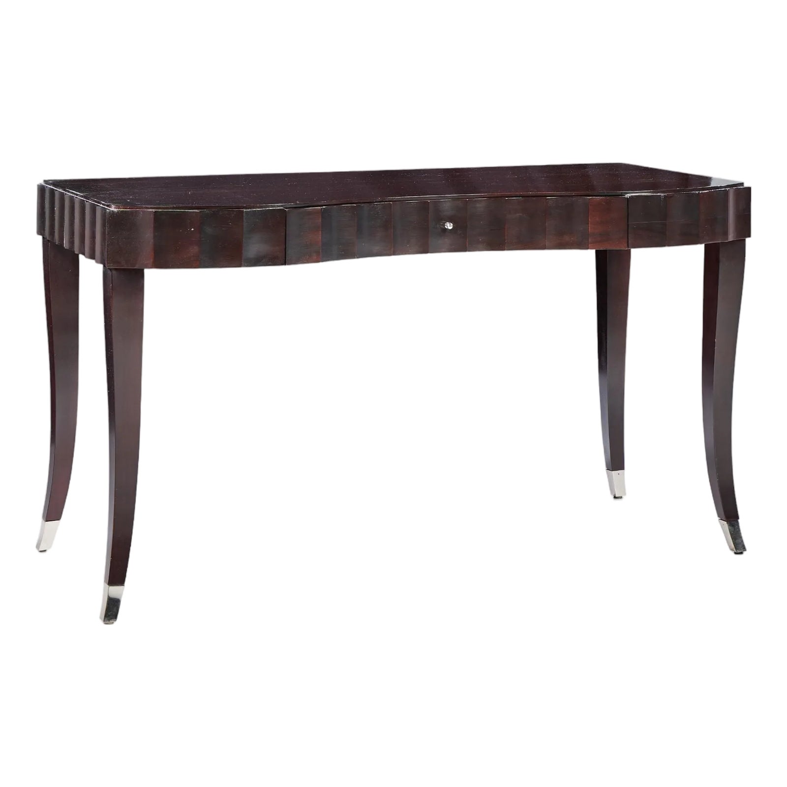 Barbara Barry for Baker Mahogany Vanity Desk | Chairish