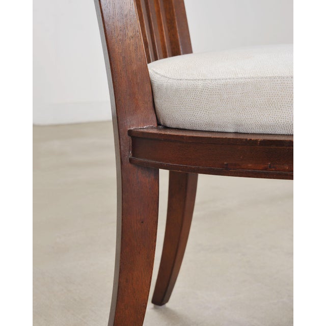 Set of Six Barbara Barry for Baker Spindle Back Dining Chairs For Sale - Image 15 of 18