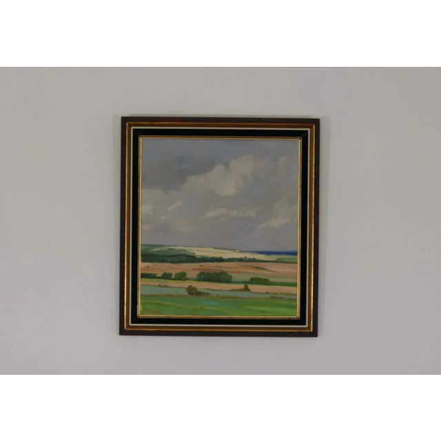 Mid-Century Modern Erik Walter Persson, Serene Landscape, 1960s, Oil on Canvas , Framed For Sale - Image 3 of 18
