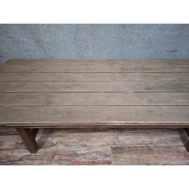 Large Farmhouse Table in Wood, 1800s For Sale - Image 10 of 10