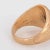 Metal Antique Victorian Signet Ring Family Crest c1898 Sz 8 1/2 10k Yellow Gold Men's For Sale - Image 7 of 7
