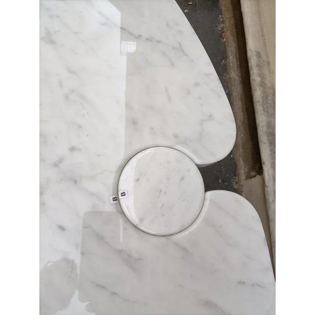 Stone White Marble Eros Console by Angelo Mangiarotti for Skipper, 1990s For Sale - Image 7 of 10