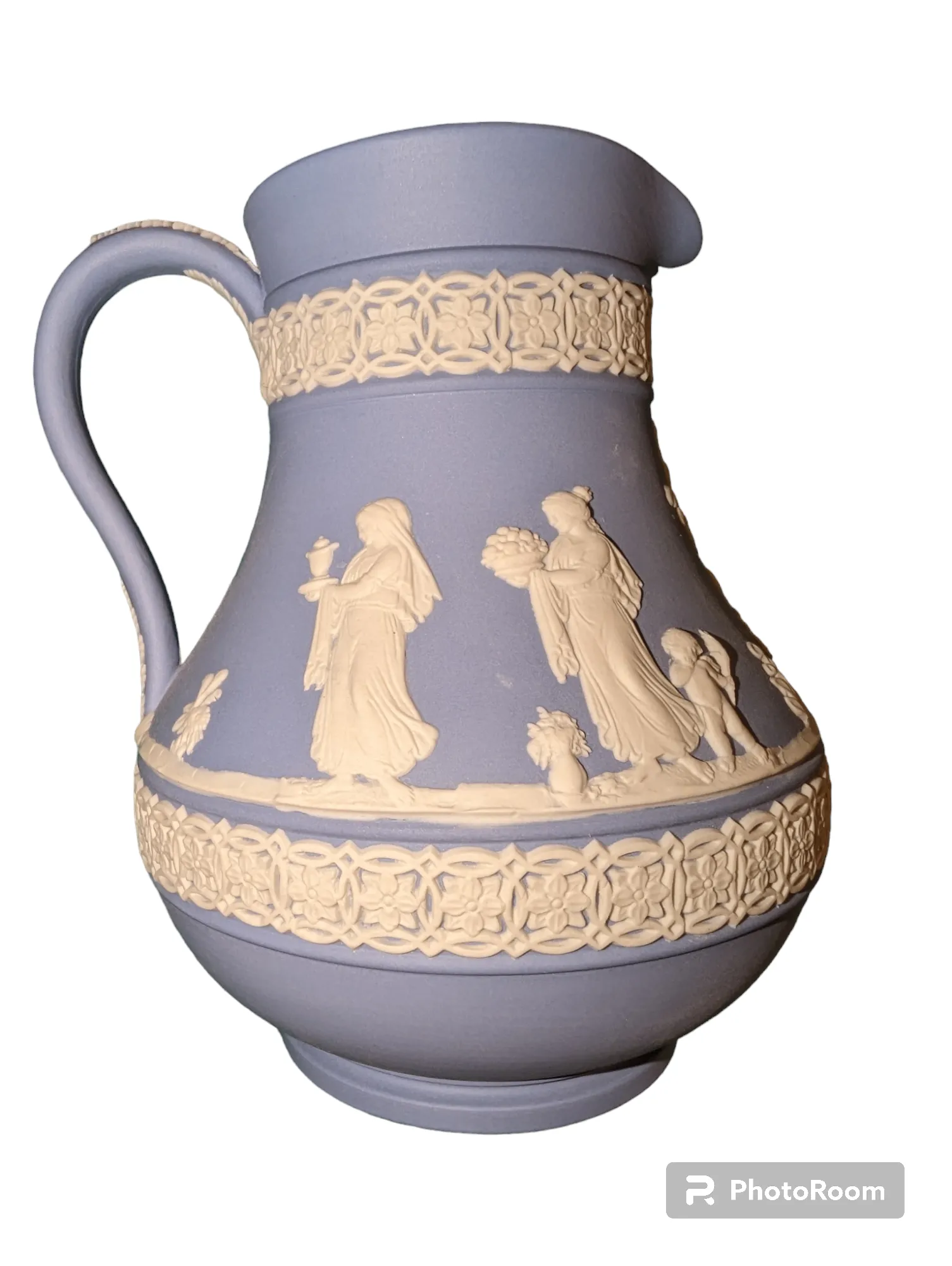 1930s Wedgwood Jasperware Etruscan Jug | Chairish