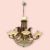 Venetian Murano Glass Tole Chandelier, 1960s For Sale - Image 7 of 8