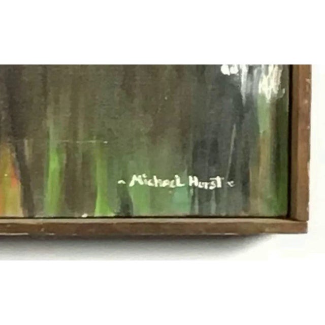 1980s Original Bridge Oil Painting For Sale In Portland, ME - Image 6 of 7