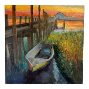You Set My World on Fire, Original Oil Painting by Julia Lawing
