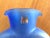Glass Blenko Water Pitcher Frosted Blue For Sale - Image 7 of 9