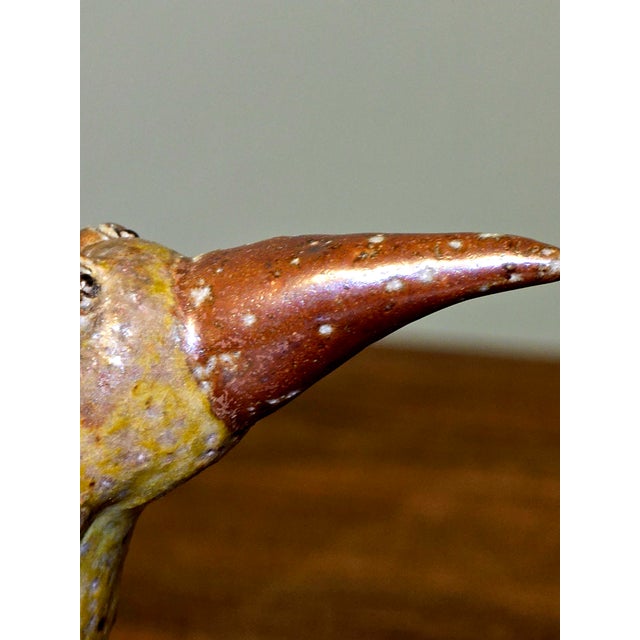 Ceramic 1970s Mid‑Century Willi Eggerman Studio Pottery Bird Sculpture For Sale - Image 7 of 11