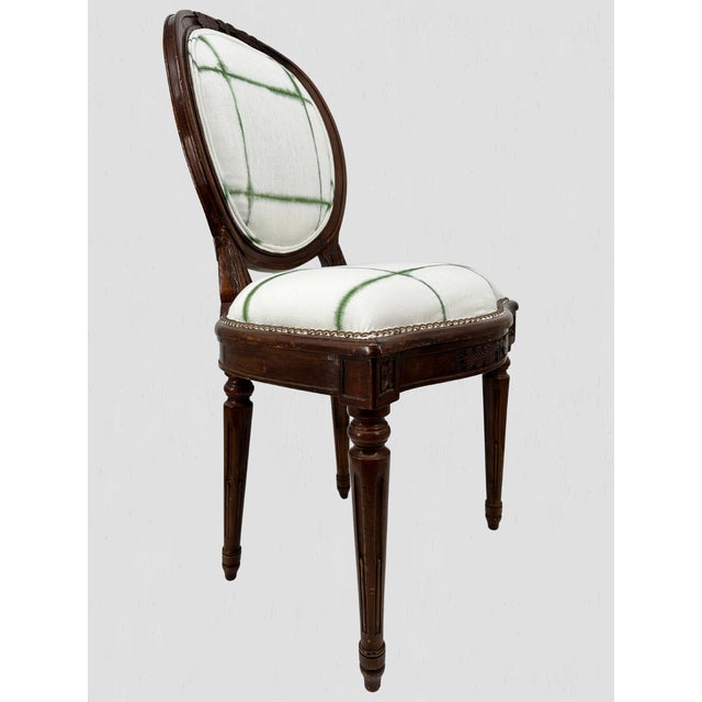 Mid 20th Century Gustavian Oval Back Dining Chairs - Set of 4 For Sale - Image 4 of 14