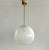 Vintage Brass Pendant with Murano Tessuto Glass Sphere from Venini, 1970s For Sale - Image 16 of 16