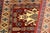 Textile Shabby Chic Tribal Shirwan Red/Beige Wool Rug - 3'7''x5'8'' For Sale - Image 7 of 10