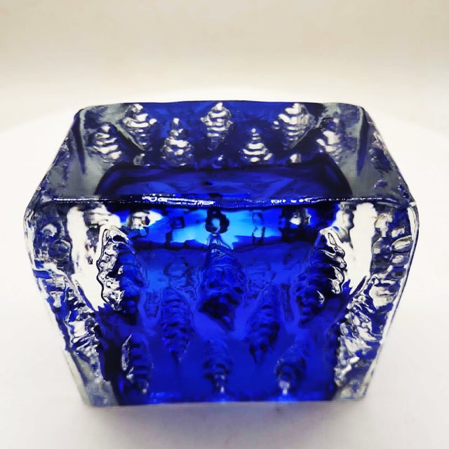 Rectangular Ashtray or Catch-All in Handcrafted Murano Glass attributed to Mandruzzato, Italy, 1960s For Sale - Image 10 of 11