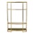 Vintage Brass Shelf For Sale