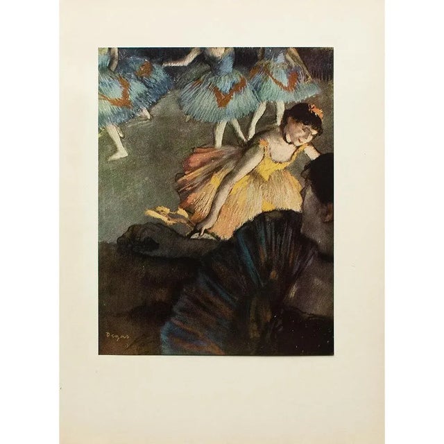 1952 After Edgar Degas "A Ballet Seen From an Opera Box", First Edition Vintage Print For Sale In Dallas - Image 6 of 8