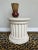 Vintage 1980’s Neoclassic Fluted Plaster Pedestal Side Table For Sale In Los Angeles - Image 6 of 12
