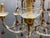 Italian Florentine Giltwood and Amber Murano Glass Drop 6-Light Chandelier, 1950s For Sale - Image 6 of 15
