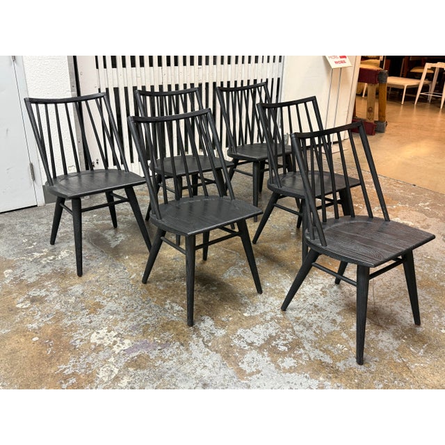 Traditional Four Hands Lewis Windsor Dining Chairs, Set of Four For Sale - Image 3 of 11