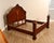 High Quality King Size Mahogany Bed Frame With Traditional Styling. This Bed Features A Shaped Panel Headboard With Raised...