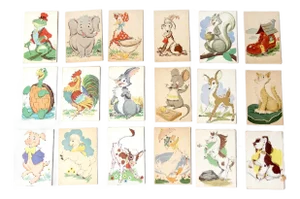 Mid-Century Children's Lacing Cards Collection
