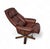 Brown Set of Lounge Chair and Ottoman from Hjellegjerde Møbel, Sweden, 1980s For Sale - Image 8 of 14