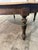 Large Rustic Round Pine Dining Table With Ebonized Turned Legs For Sale In Los Angeles - Image 6 of 7