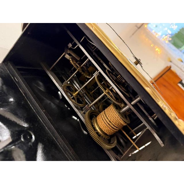 Comtoise Wall Clock with Lyra Pendel, France For Sale - Image 4 of 11