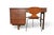 Wood Mid Century Walnut Writing Desk in Walnut by Stanley For Sale - Image 7 of 10