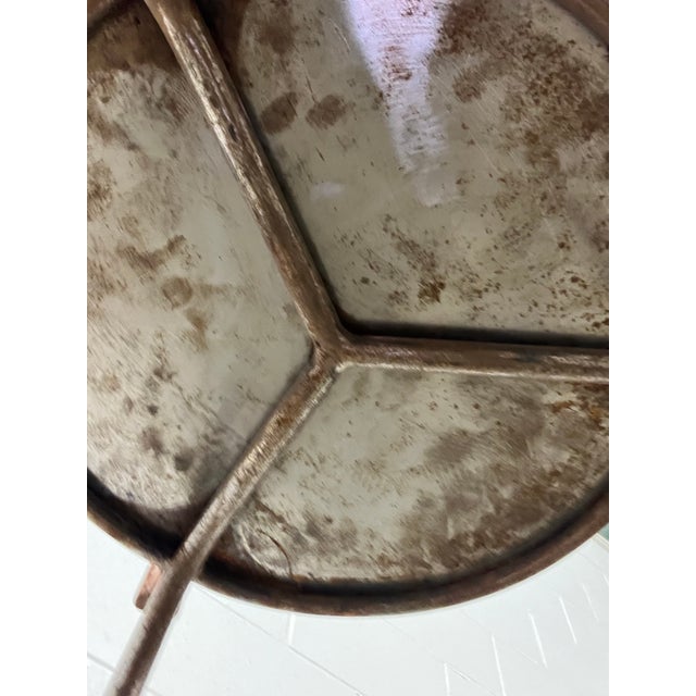 Vintage Handcrafted Cassina Style Oversized Sculptural Metal Ribbon Chair For Sale - Image 11 of 11