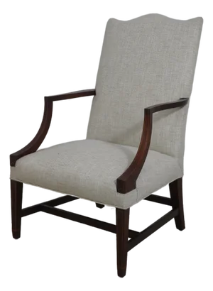 Kindel Inlaid Federal Mahogany Lolling Chair