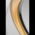 Thomas O'Brien for Visual Comfort Signature Tricia 24" Illuminated Round Mirror in Matte White and Gild For Sale In Houston - Image 6 of 12