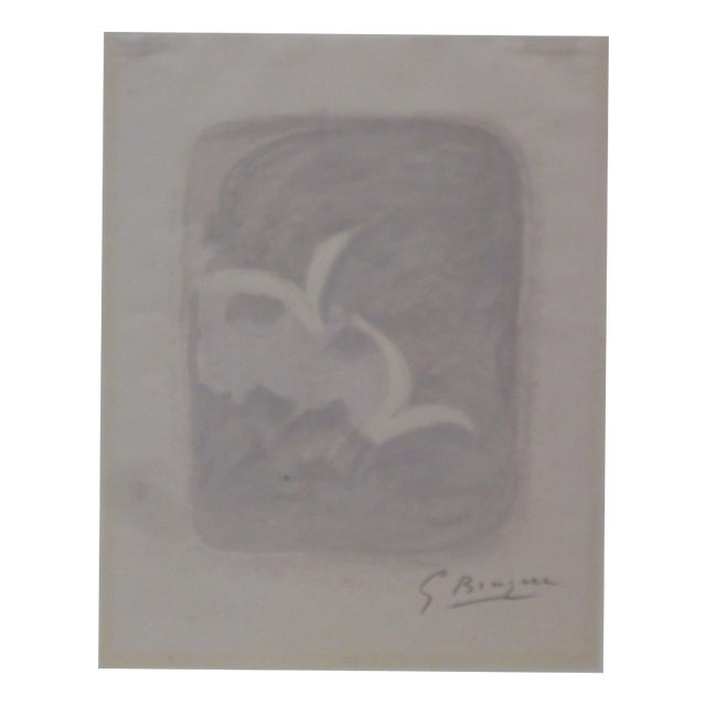 Georges Braque, Descent Into Hell, 1961, Lithograph For Sale