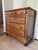 Tan Louis Philippe Commode in Walnut and White-Grey Marble, 19th Century For Sale - Image 8 of 18