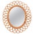 Oval Mirror in Bamboo, Rattan and Wicker attributed to Franco Albini, Italy, 1970s For Sale - Image 12 of 12