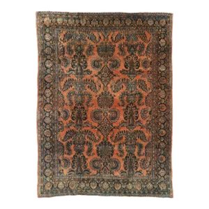 Early 20th Century Rustic Antique Persian Kashan Rug, 08'05 X 11'05